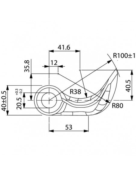 CK4705 - Martillo Perfect Adaptable Trituradora 20,5x200x74 mm. CK4705 - Martillo Perfect Adaptable Trituradora 20,5x200x74 mm.