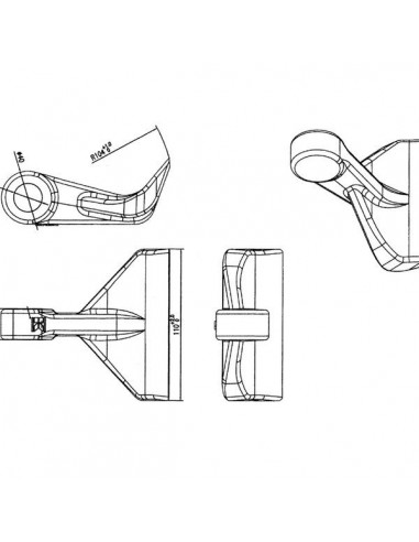 CK4750 - Martillo Perfect Adaptable Trituradora 20,5x110x22 mm.