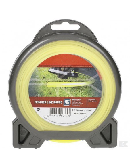 NL1615RKR - Hilo de Corte Ø 1.6 mm 15 m Sección Redonda Desbrozadora