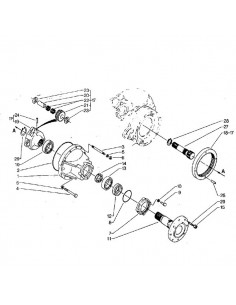 3691048250GN - Kubota Retén Eje Delantero Buje Rueda M5030V-M6030F-M7030F