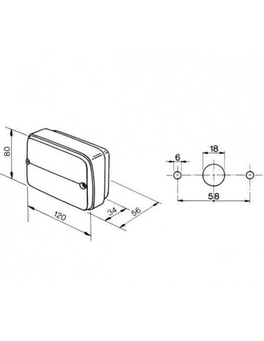 03104000 - Piloto Delantero 120x80x56 03104000 - Piloto Delantero 120x80x56