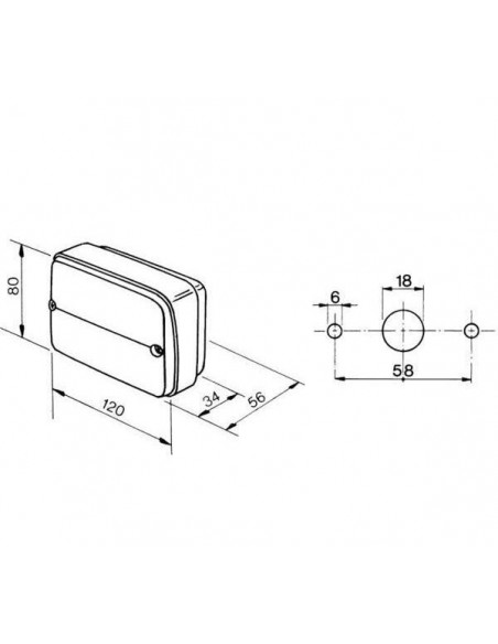 03104000 - Piloto Delantero 120x80x56 03104000 - Piloto Delantero 120x80x56