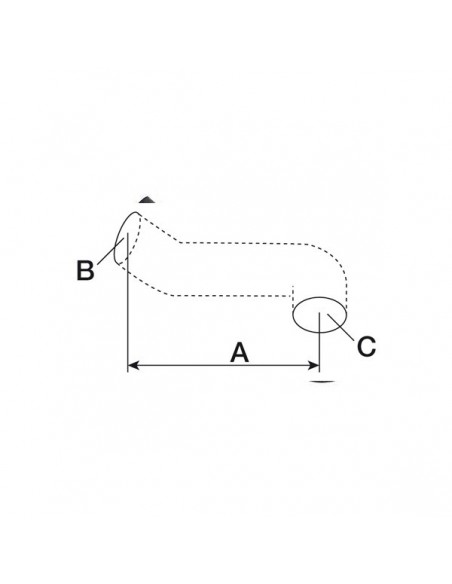 L32456GN - John Deere Manguito Superior Radiador Ø 52.5 X 52.5 MM L32456GN - John Deere Manguito Superior Radiador Ø 52.5 X 52.5 MM
