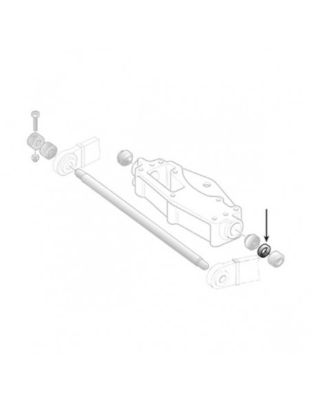 5121123 - Case IH Reten Carcasa Enganche Fiat 70-66 DT