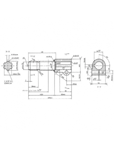 6710171KR - Reductor TDF con Tornillo 30 mm - 1 3/8" Z6 6710171KR - Reductor TDF con Tornillo 30 mm - 1 3/8" Z6