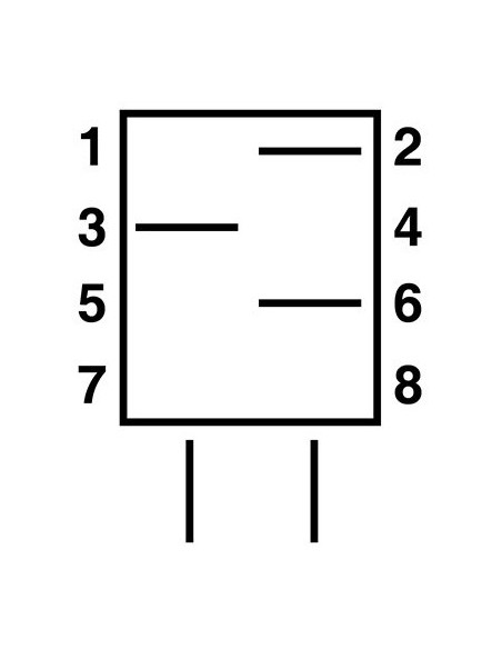 86545720GN - Interruptor Basculante Luces Adaptable Ford 7840