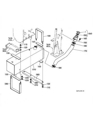 3A11104290GN - Kubota Tapón Depósito Combustible 