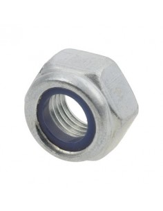 9852010 - Tuerca hexagonal de Brida Autoblocante DIN985 M20x2.50 Acero cincado Clase 10