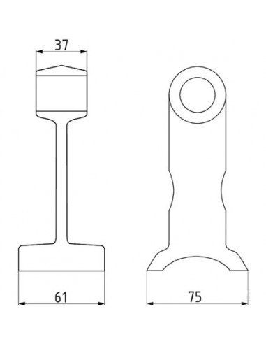 1840093 - Cuchilla Picadora Bomford - Turner 61x37x75 mm. 1840093 - Cuchilla Picadora Bomford - Turner 61x37x75 mm.
