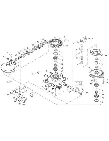 VF1662125686GN - Deutz-Fahr Tubo Soporte Grupo GSW Hilerador