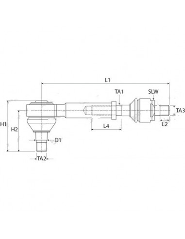 00087720420GN - Rotúla Dirección Adaptable Same Explorer 35-45 