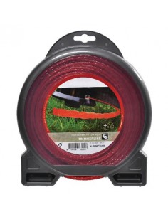 NL2415TCKR - Hilo de corte Ø 2,4 mm 15 m Trenzado silencioso Desbrozadora