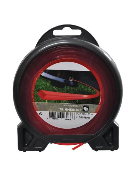 NL2015SKR - Hilo de corte Ø 2 mm 15 m sección cuadrada Desbrozadora