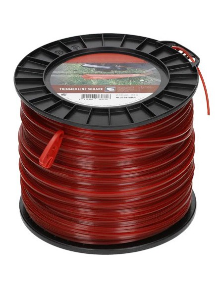 NL27281SKR - Hilo de corte Ø 2,65 mm 281 m sección cuadrada Desbrozadora NL27281SKR - Hilo de corte Ø 2,65 mm 281 m sección cuadrada Desbrozadora