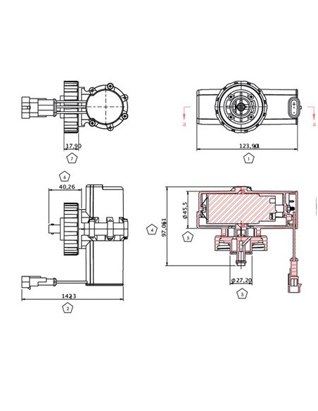 87802238GN - New Holland Bomba Combustible Eléctrica Adaptable