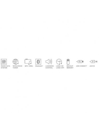 TR7412UB - Radio MP3 Continental 12 V 41 W BT TR7412UB - Radio MP3 Continental 12 V 41 W BT