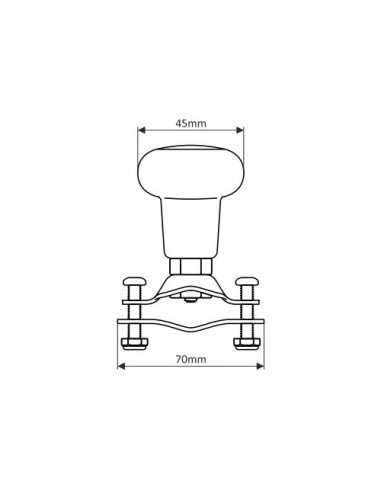 WS105GP - Empuñadora Volante Fijo Bola