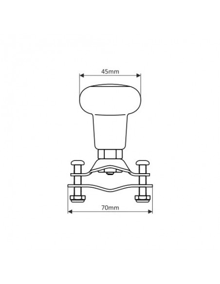 WS105GP - Empuñadora Volante Fijo Bola