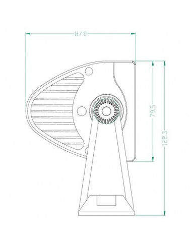 LA10304 - Barra Luces LED 300W 25500 lm 12-24V 1310 x 57 mm Haz Dual Blanca 100 LED