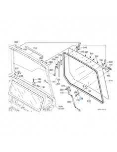 T368584510 - Kubota Maneta Cristal Trasero Varios Modelos