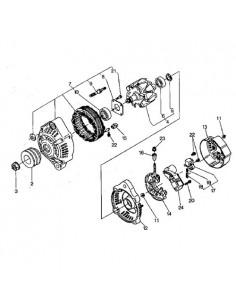 3399074012 - Kubota Alternador M1-80-90-100-110 Cabina Integral con Aire Acondicionado