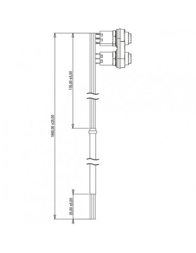 IMFRCL84933B - Placa Frontal con 3 Botones Indemar