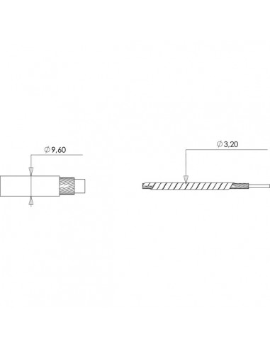 IMCS2500 - Cable Palanca Individual Tipo Horquilla Indemar 2.500 mm. IMCS2500 - Cable Palanca Individual Tipo Horquilla Indemar 2.500 mm.