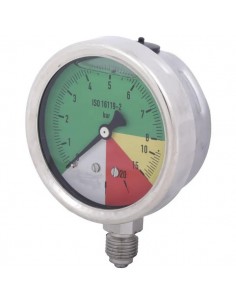 MA630825E - Manómetro Diámetro 63 mm. 0-8-25 bar.