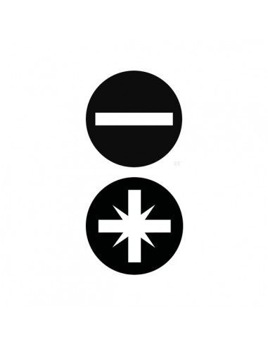 1808030606KR -Juego de Destornilladores Ranurados-Pozidriv 6 piezas