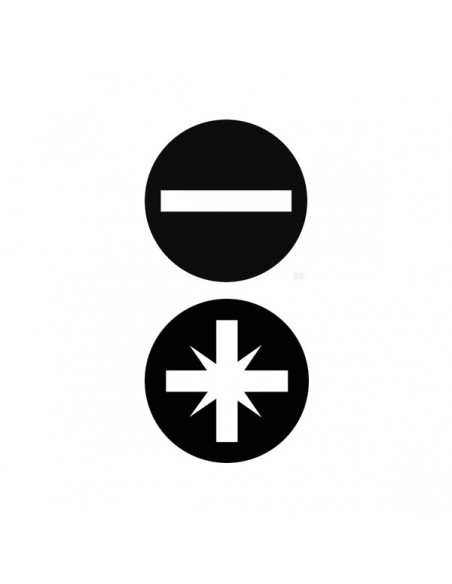 1808030606KR -Juego de Destornilladores Ranurados-Pozidriv 6 piezas