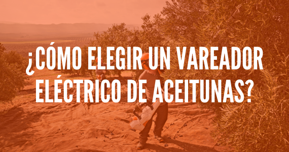 ¿Cómo elegir un vareador eléctrico de aceitunas?